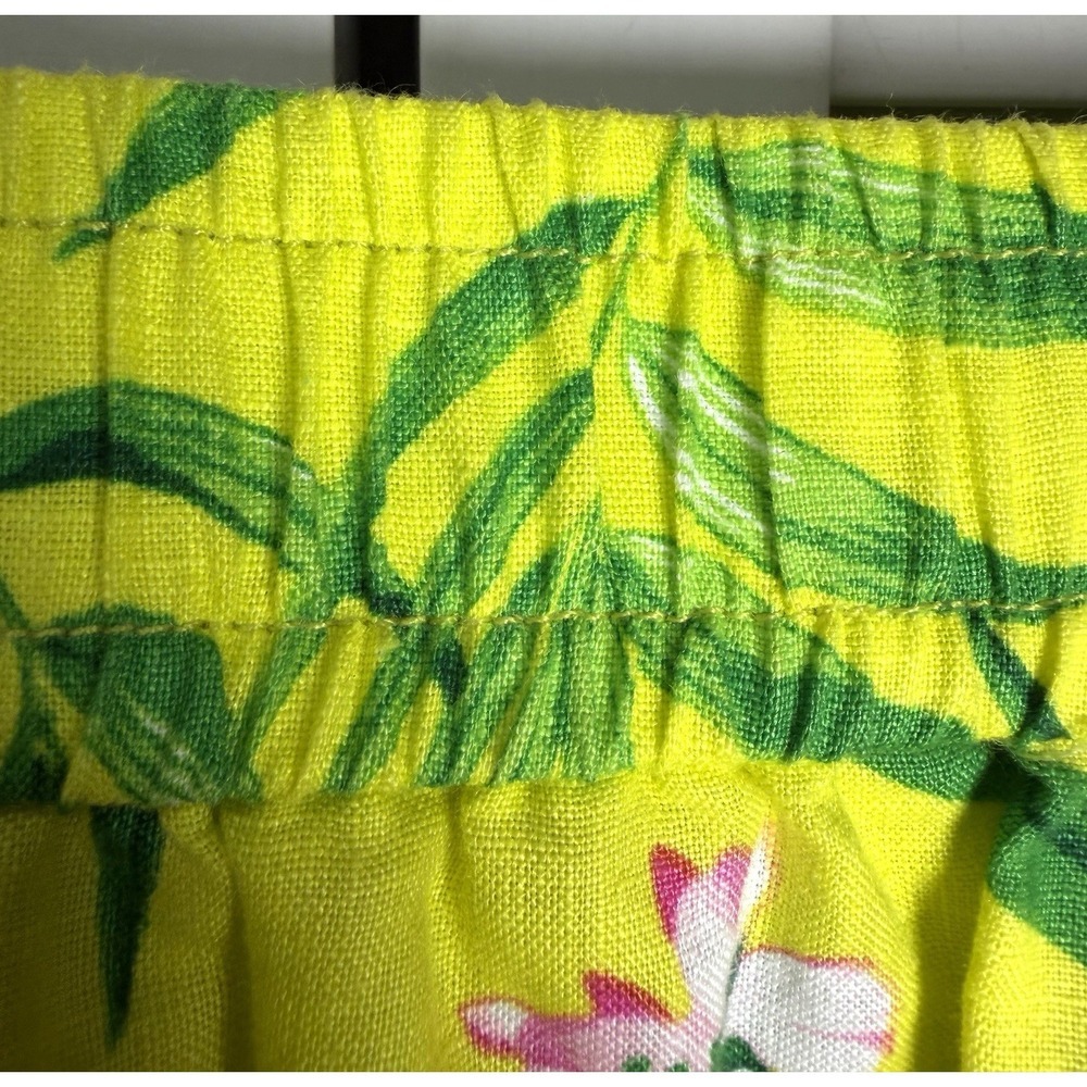 Tommy Bahama Humming A Bloom Tropical Floral Linen Skirt Women's Size Large - Picture 7 of 8